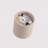 Plafonniers Aluminium Taupe GU10 1 Orbis