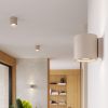 Plafonniers Aluminium Taupe GU10 1 Orbis