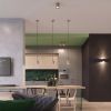 Plafonniers Aluminium Taupe GU10 2 Orbis