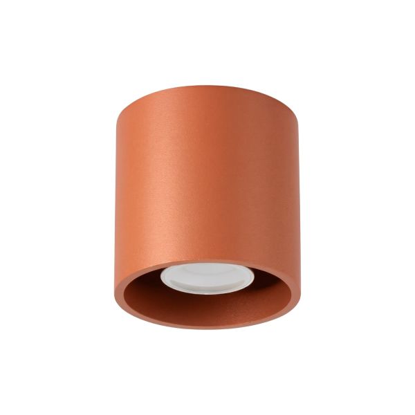 Plafonniers Aluminium Ocre Rouge GU10 1 Orbis