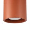 Plafonniers Aluminium Ocre Rouge GU10 1 Orbis