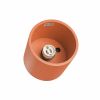 Plafonniers Aluminium Ocre Rouge GU10 1 Orbis