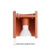 Plafonniers Aluminium Ocre Rouge GU10 1 Orbis