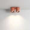 Plafonniers Aluminium Ocre Rouge GU10 2 Orbis