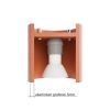 Plafonniers Aluminium Ocre Rouge GU10 2 Orbis