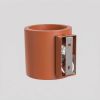 Appliques murales Aluminium Ocre Rouge G9 1 Orbis