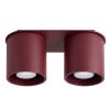 Plafonniers Aluminium Bourgogne GU10 2 Orbis