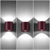 Appliques murales Aluminium Bourgogne G9 1 Orbis