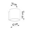 Appliques murales Aluminium Bourgogne G9 1 Orbis
