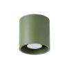 Plafonniers Aluminium Vert Olive GU10 1 Orbis