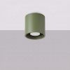 Plafonniers Aluminium Vert Olive GU10 1 Orbis