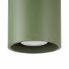 Plafonniers Aluminium Vert Olive GU10 1 Orbis