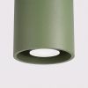 Plafonniers Aluminium Vert Olive GU10 1 Orbis