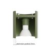 Appliques murales Aluminium Vert Olive G9 1 Orbis