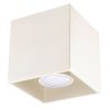 Plafonniers Aluminium Beige GU10 1 Quad