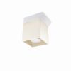 Plafonniers Aluminium Beige GU10 1 Quad