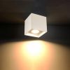 Plafonniers Aluminium Beige GU10 1 Quad