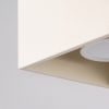 Plafonniers Aluminium Beige GU10 1 Quad