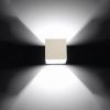 Appliques murales Aluminium Beige G9 1 Quad