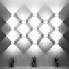 Appliques murales Aluminium Beige G9 1 Quad