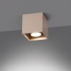 Plafonniers Aluminium Taupe GU10 1 Quad