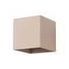 Appliques murales Aluminium Taupe G9 1 Quad