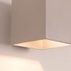 Appliques murales Aluminium Taupe G9 1 Quad