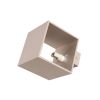 Appliques murales Aluminium Taupe G9 1 Quad