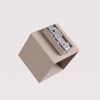 Appliques murales Aluminium Taupe G9 1 Quad