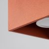 Plafonniers Aluminium Ocre Rouge GU10 1 Quad