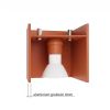 Plafonniers Aluminium Ocre Rouge GU10 1 Quad