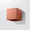 Appliques murales Aluminium Ocre Rouge G9 1 Quad