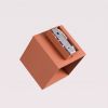 Appliques murales Aluminium Ocre Rouge G9 1 Quad