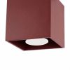 Plafonniers Aluminium Bourgogne GU10 1 Quad