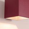 Appliques murales Aluminium Bourgogne G9 1 Quad