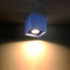 Plafonniers Aluminium Outremer GU10 1 Quad
