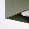 Plafonniers Aluminium Vert Olive GU10 1 Quad