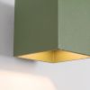 Appliques murales Aluminium Vert Olive G9 1 Quad