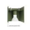 Appliques murales Aluminium Vert Olive G9 1 Quad