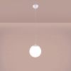 Suspensions Acier Blanc E27 1 Ugo