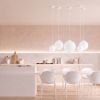 Suspensions Acier Blanc E27 1 Ugo