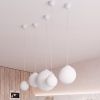 Suspensions Acier Blanc E27 1 Ugo