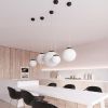 Suspensions Acier Noir E27 1 Ugo