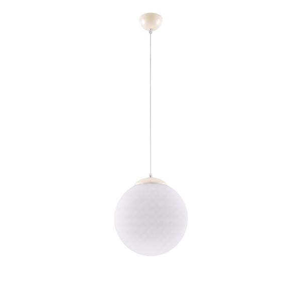 Suspensions Acier Beige E27 1 Ugo