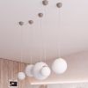 Suspensions Acier Taupe E27 1 Ugo