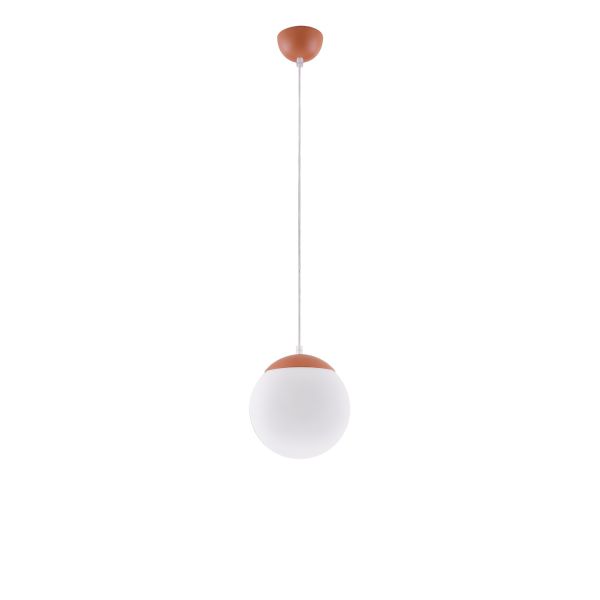Suspensions Acier Ocre Rouge E27 1 Ugo