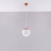 Suspensions Acier Ocre Rouge E27 1 Ugo
