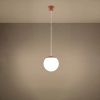 Suspensions Acier Ocre Rouge E27 1 Ugo
