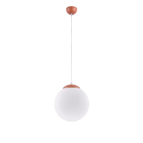 Suspensions Acier Ocre Rouge E27 1 Ugo