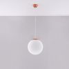 Suspensions Acier Ocre Rouge E27 1 Ugo